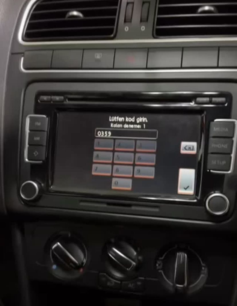 RCD510 Radyo Kodu Çözümü