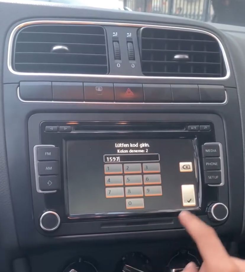 RCD510 Radyo Kodu Çözümü