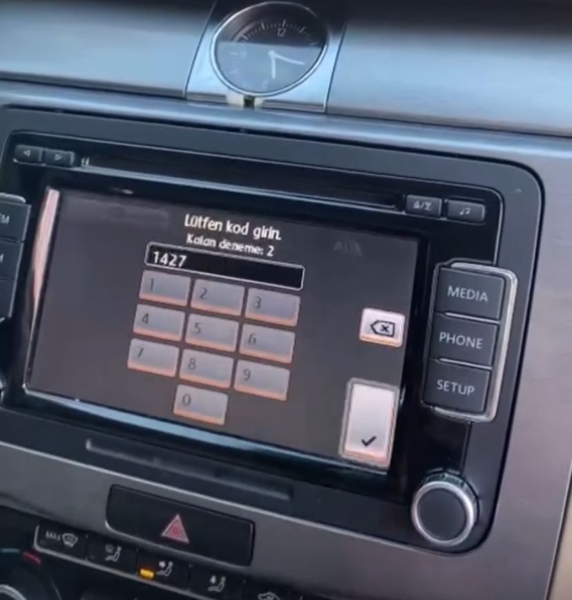 RCD510 Radyo Kodu Çözümü